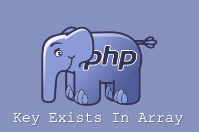 PHP check key exists in array